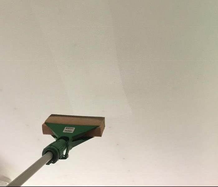 Using Dry Sponge on Ceiling After Fire